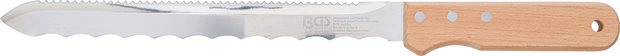 Cuchillo para materiales aislantes 420 mm empunadura de madera