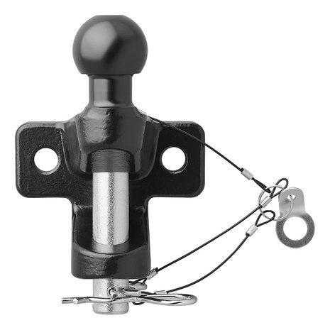Bola de remolque negra combinada version doble D21 S350 homologada tipo E