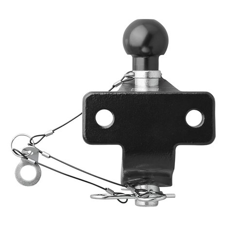 Bola de remolque negra combinada version doble D21 S350 homologada tipo E