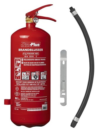 Extintor de polvo ABC 6 kg NL + manometro