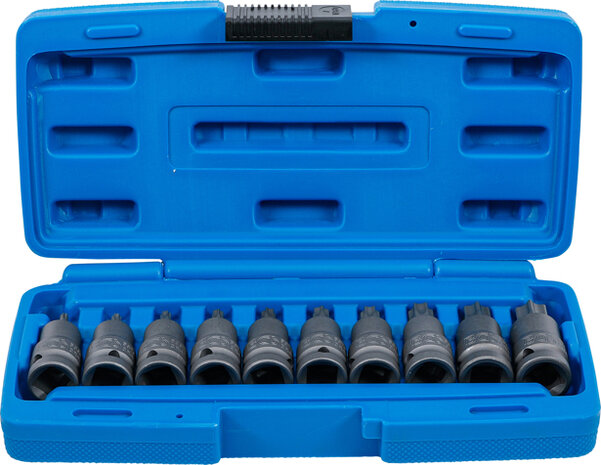 Juego de puntas de vaso de impacto (1/2) Torx T20 - T70 10 piezas