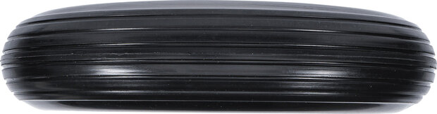 Rueda de la PU para la carretilla, negro, 400 mm