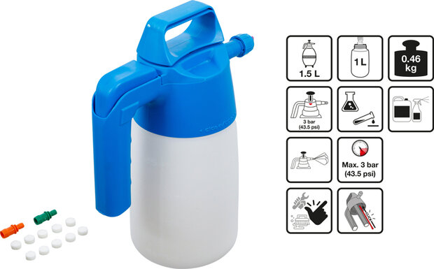 Botella pulverizadora de bombeo de espuma 1,5 l