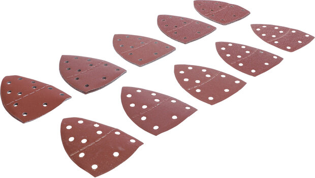 Juego de lijas para multilijadoras 145 x 100 mm K 40 - 400 25 piezas