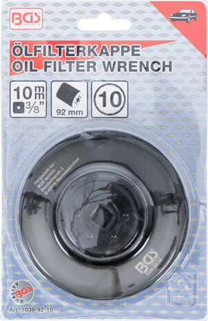 Llave de filtros de aceite 10 caras Ø 92 mm para Fiat, Lancia