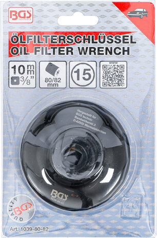 Llave de filtros de aceite 15 caras diámetro 80 - 82 mm