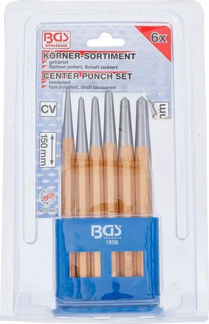 Juego de granetes 6 piezas