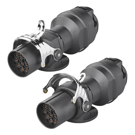 Enchufe adaptador de 24 V 15 a 12 V 13 pines ISO12098 > ISO11446