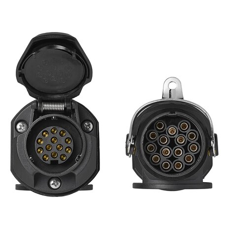 Enchufe adaptador de 24 V 15 a 12 V 13 pines ISO12098 > ISO11446