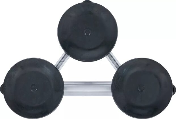 Ventosa triple aluminio Ø 115 mm