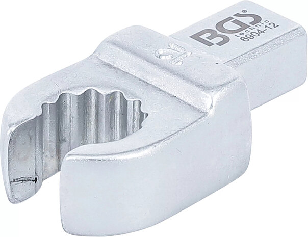 Llave de anillo de inserción abierta 12 mm
