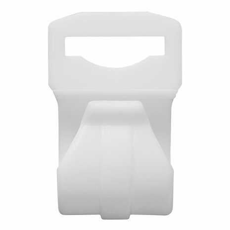 Clip para poste de tienda de campana de 20-25 mm con ranura blanca