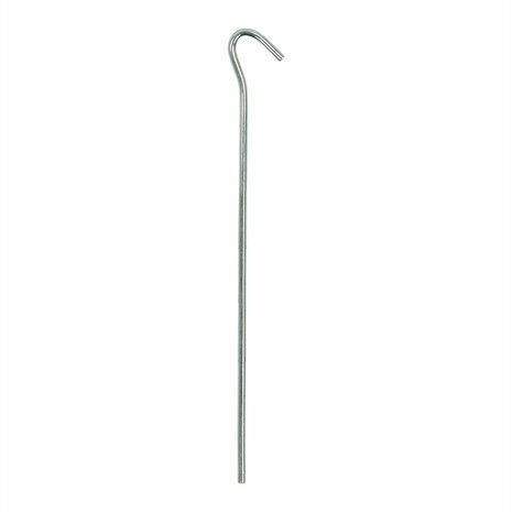 Estaca de tienda de metal de 22 cm con ojo abierto