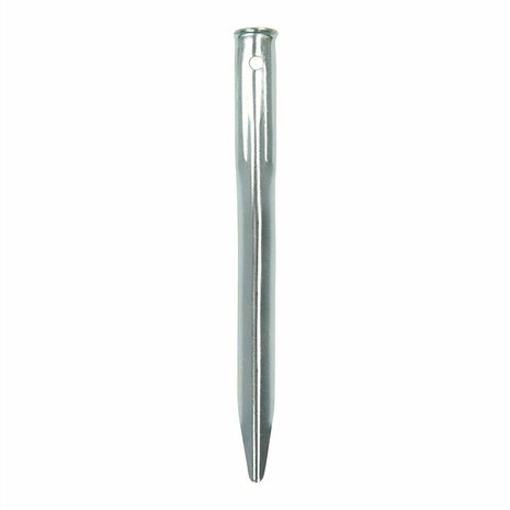 Estaca de tienda de metal de 22 cm de media cana