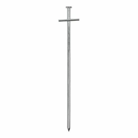 Pasador de roca de 23 cm de metal con pasador transversal soldado