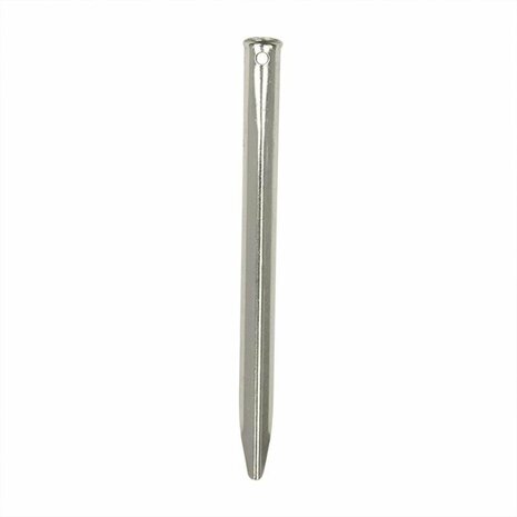 Estaca de tienda de aluminio de 22 cm y media cana