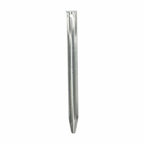Estaca de tienda de aluminio de 22 cm y media cana