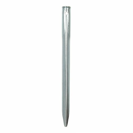 Estaca de tienda de metal de 30 cm de media cana
