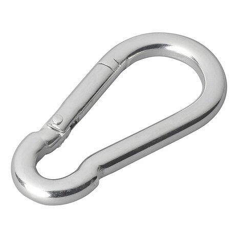 Mosqueton de metal 8x80mm x10 pieces