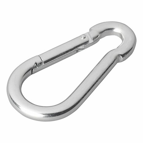 Mosqueton de metal 8x80mm x10 pieces