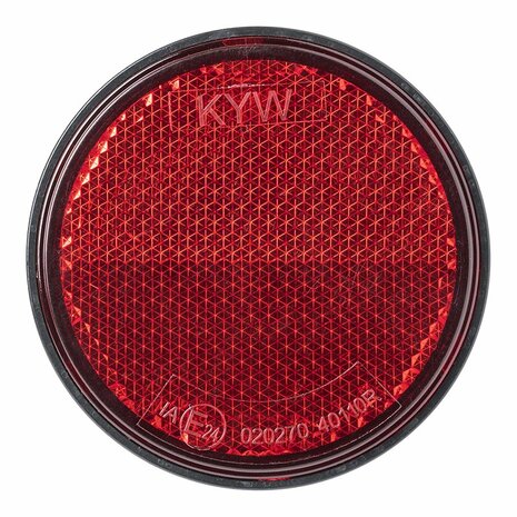Reflector rojo 60mm con perno 5mm