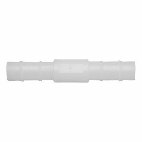 Racor recto para manguera 8 mm x10 unidades
