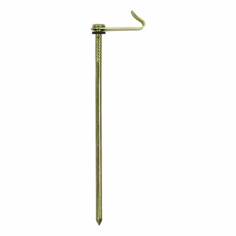 Clavija de roca de 21 cm de metal con gancho