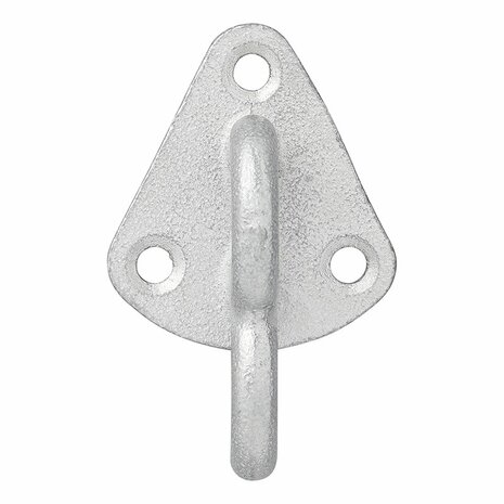 Gancho de cuerda de metal con ojo 70 x 45 mm