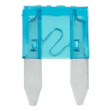 Fusibles de cuchilla mini 15A azules 6 piezas