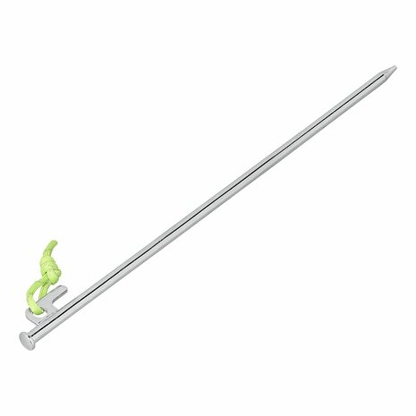 Piqueta para roca de 40 cm de acero galvanizado con gancho en P Heavy Duty x10 unidades