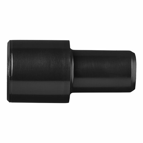 Pieza de transicion de tuberia de drenaje de diametro 28 mm a diametro 19 mm PE negro
