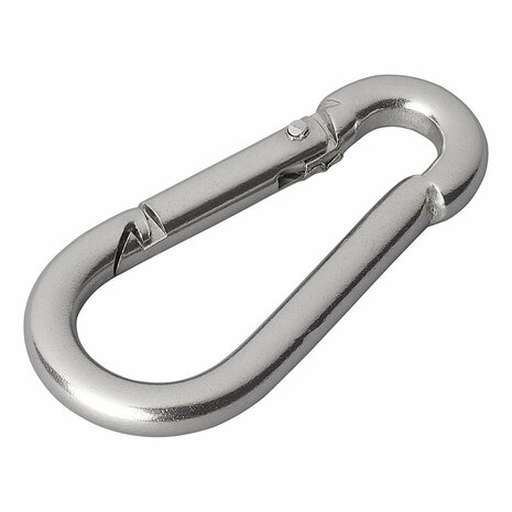 Mosqueton de acero inoxidable 6x60mm x10 pieces