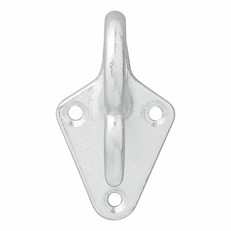 Gancho de cuerda de metal con ojo 70 x 40 mm