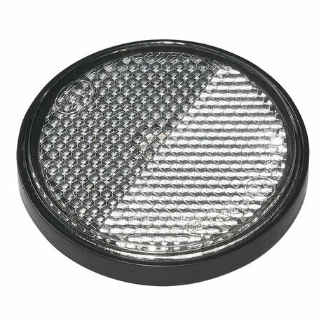 Reflector blanco 58mm autoadhesivo con placa base 2 piezas