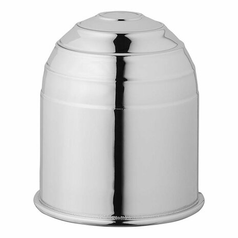 Tapa de barra de remolque cromada