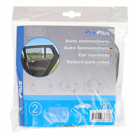 Parasol para ventanilla lateral de coche (juego de 2)