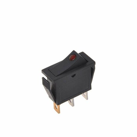 Interruptor basculante LED rojo 12V 24V-max. 10A