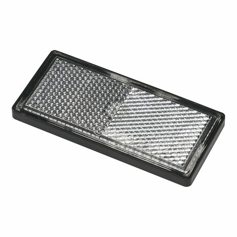 Reflector blanco 85x39mm autoadhesivo con placa base 2 uds.