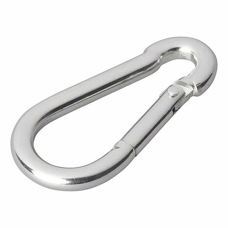 Mosqueton metal 6x60mm 2 piezas