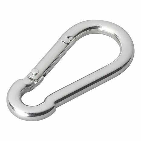 Mosqueton metal 6x60mm 2 piezas