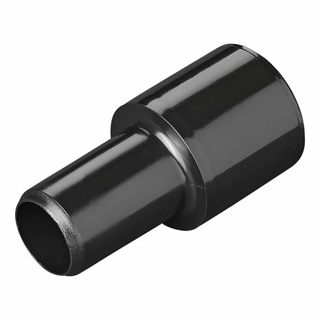 Pieza de transicion para tubo de drenaje de diametro 28 mm a diametro 19 mm  PE negro