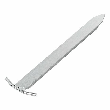 Piqueta de tienda de 30 cm de acero galvanizado con perfil en T