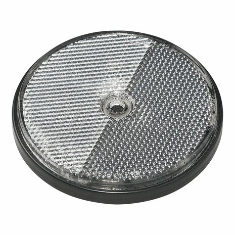 Reflector blanco 80mm montaje atornillado 2 piezas