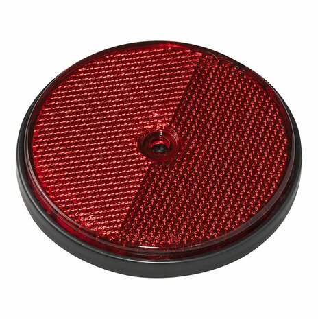 Reflector rojo 80mm montaje atornillado 2 piezas