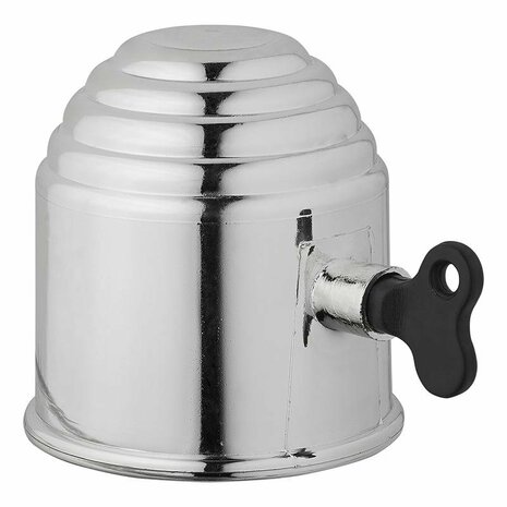 Tapa de barra de remolque cromada con cerradura