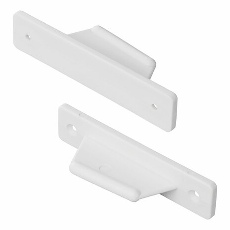 Tope de puerta blanco para caravana camper