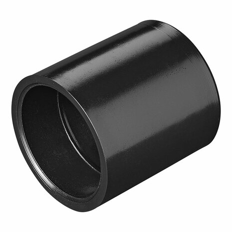 Reductor de tubo de desague de diametro 28 mm a diametro 17 mm  PE negro .