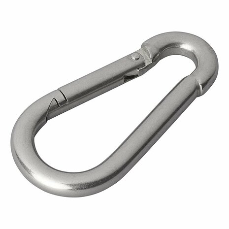 Mosqueton de acero inoxidable 8x80mm x10 pieces