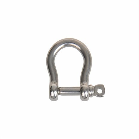 Cierre de arpa corto de 6 mm  acero inoxidable A4 AISI 316  1.500 daN