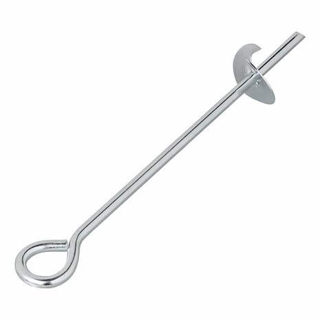 Percha para zapatos de 39 cm de acero galvanizado con ojo